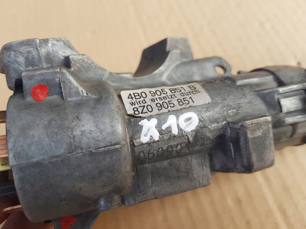 фото №16, Замок запалювання + ключ audi a2 / a4 b6 / a6 c5 / a3 8l 4b0905851b sprawdzona