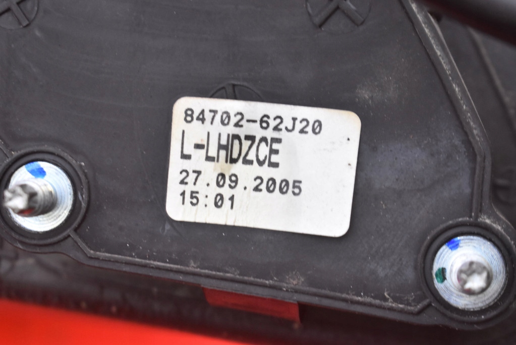 фото №8, Зеркало левая чёрные 84702-62j20 eu suzuki swift 4 iv mk6 04-10 5 pin