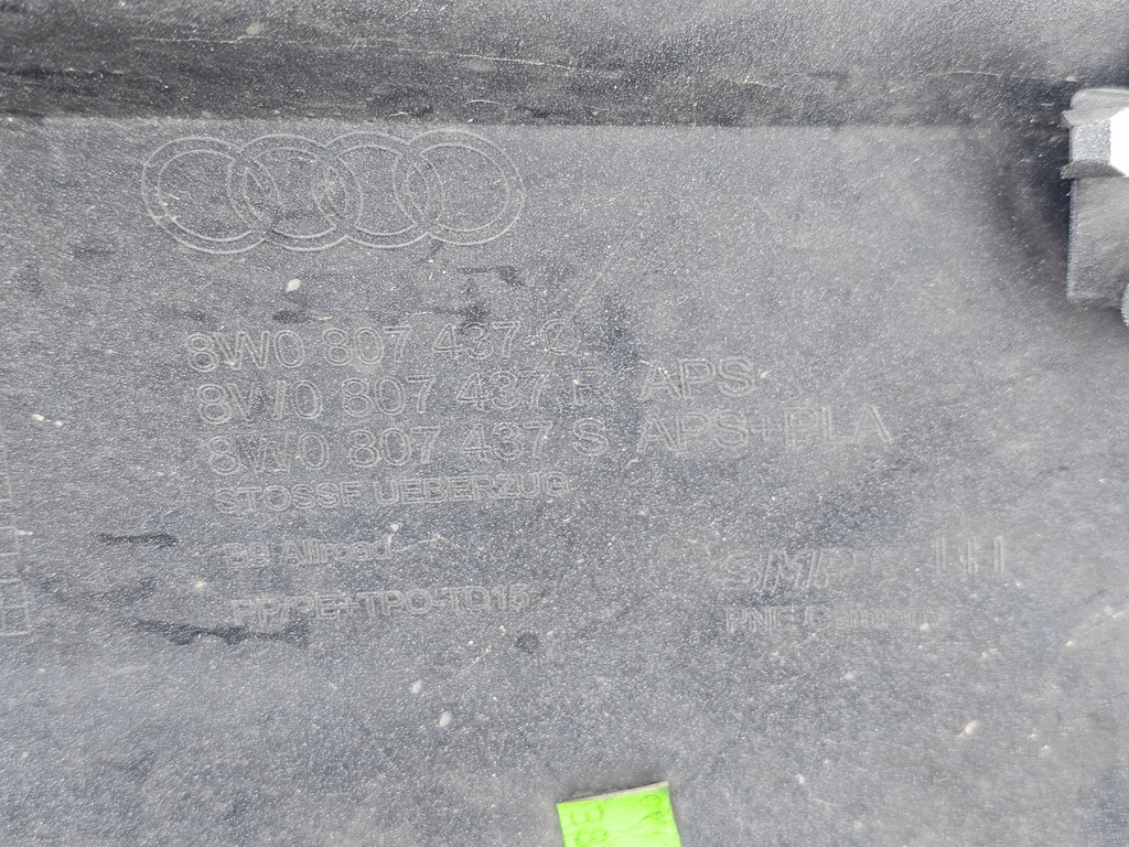 фото №14, Бампер лівий bok audi a4 8w b9 allroad 2015-2019 звичайний перед 8w0807437q