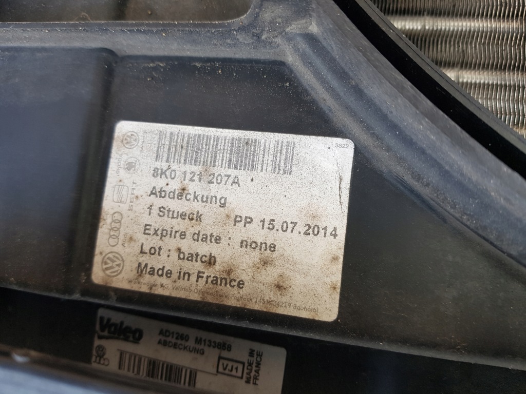 Купить Audi a4 b8 рестайлинг  11-15r 2.0 tdi ремень передний радиатор вентиляторы механическая коробка передач