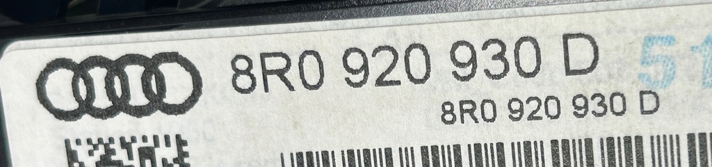 фото №7, Лічильник прилади audi q5 i 8r 2.0 tdi 8r0920930d