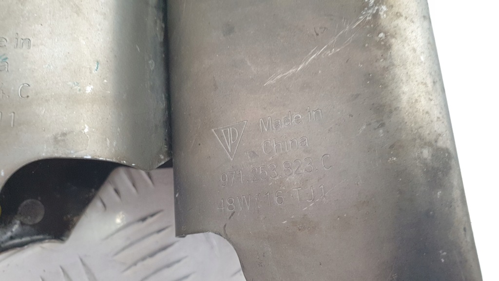 фото №8, Porsche panamera 971 выхлоп гаситель конечный левый правый