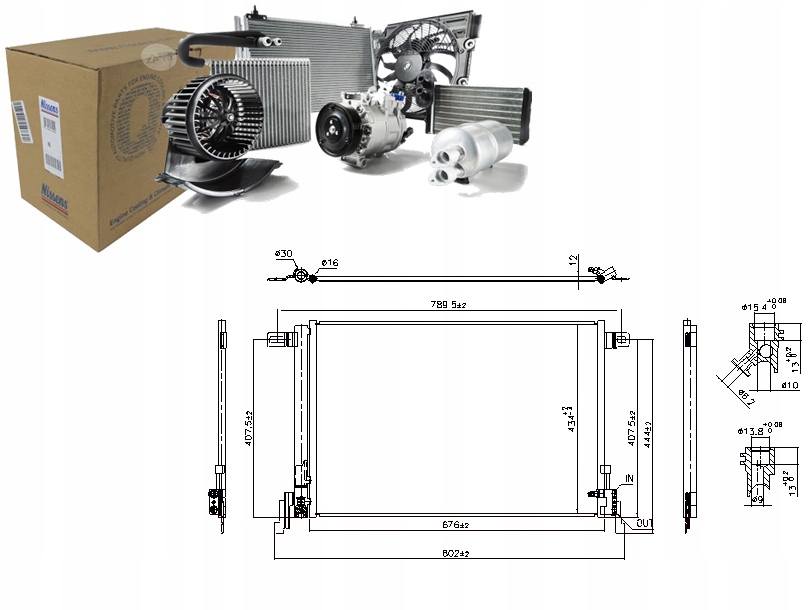 фото №15, Конденсатор кондиционера nissens 941209