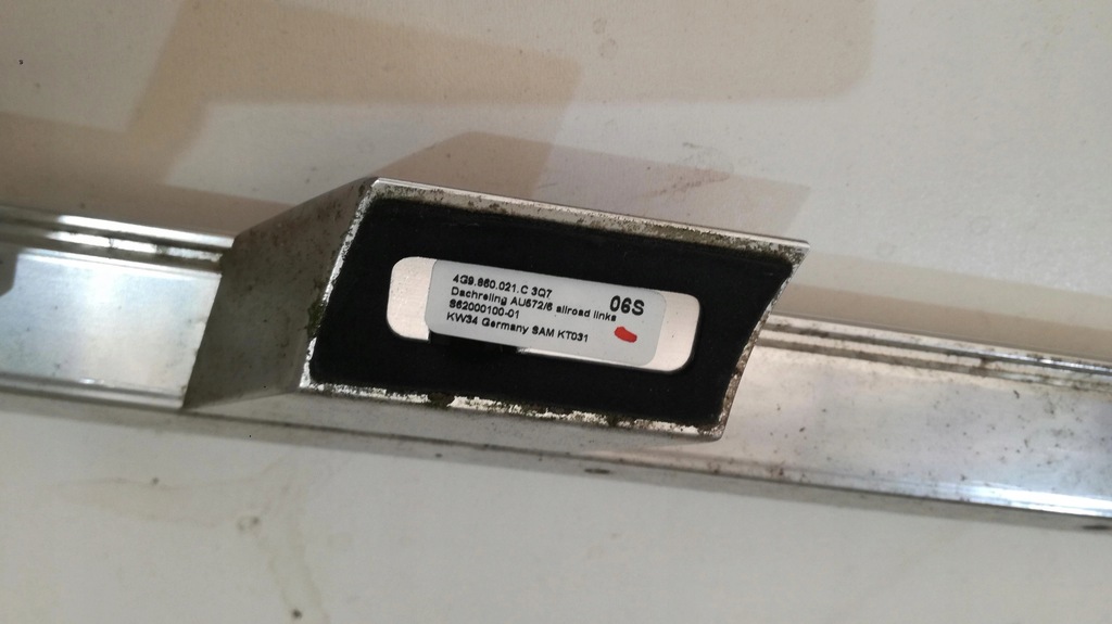 фото №8, Audi a6 4g allroad рейлинги кровельные комплект хром