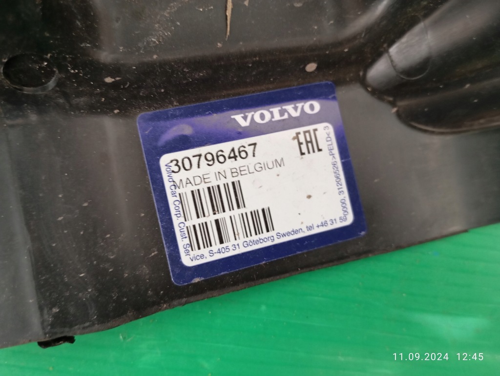 фото №5, Повітропровід повітря перед права volvo s60 ii v60 30796467