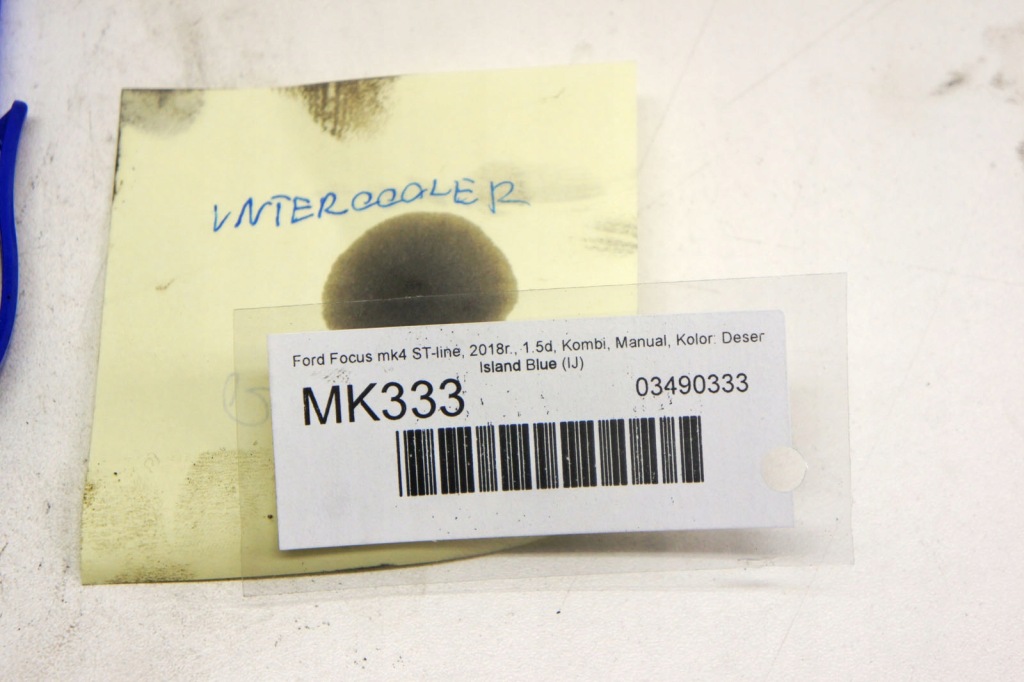 Mk333 ford focus mk4 1.5d интеркулер с Разборки
