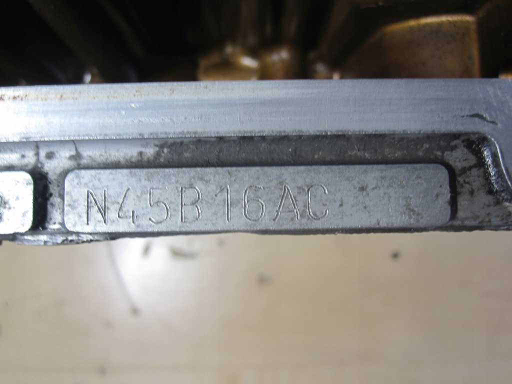 фото №6, Bmw 1.6 b n45b16 115km 07r блок двигателя номинальный n45b16ac