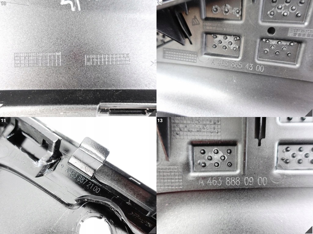 Mercedes g-klasa w463 18- панель фары рамка защита лампы левая перед + каркас Доставка