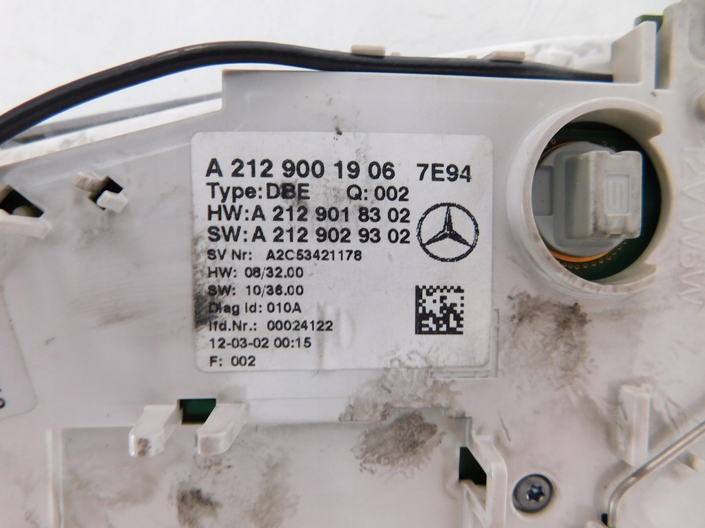 фото №7, Mercedes e-klasa w212 2.2 cdi лампа стельовий