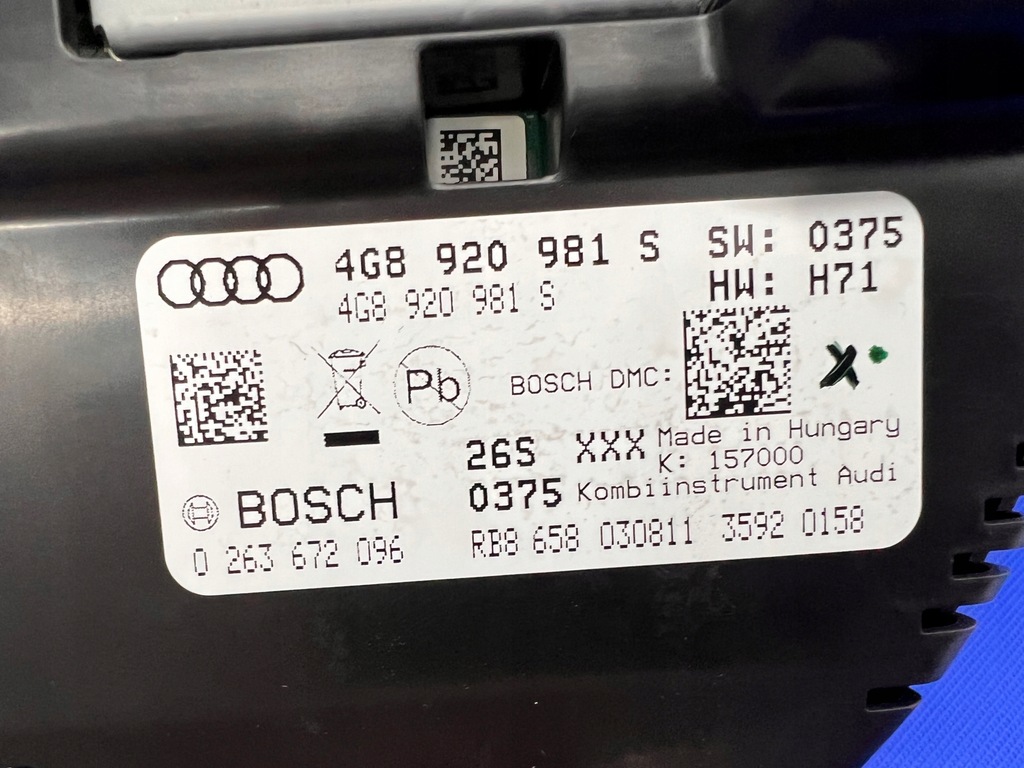 фото №6, Audi a6 a7 c7 4g 3.0 tdi счетчик приборная панель приборы 4g8920981s uk