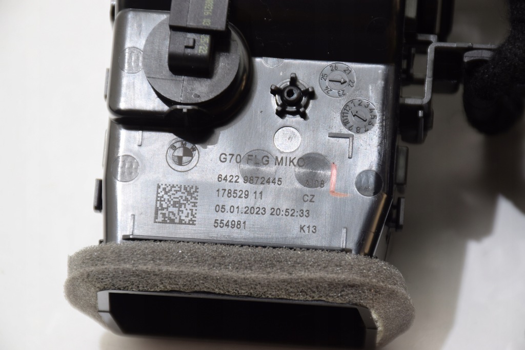 фото №10, Bmw 7 i7 g70 решётка обдув задняя туннель среднего