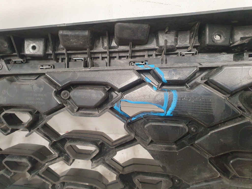 фото №7, Kia sorento iv решітка радіатора решітка радіатора бампера 86366-p2100