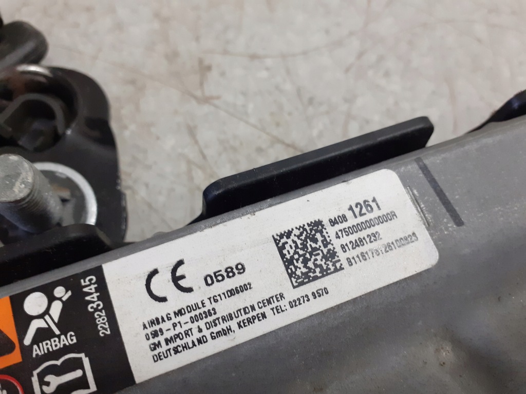 фото №9, Camaro 2016-20 панель приладів консоль подушка водія ремені натягувачі оригінал