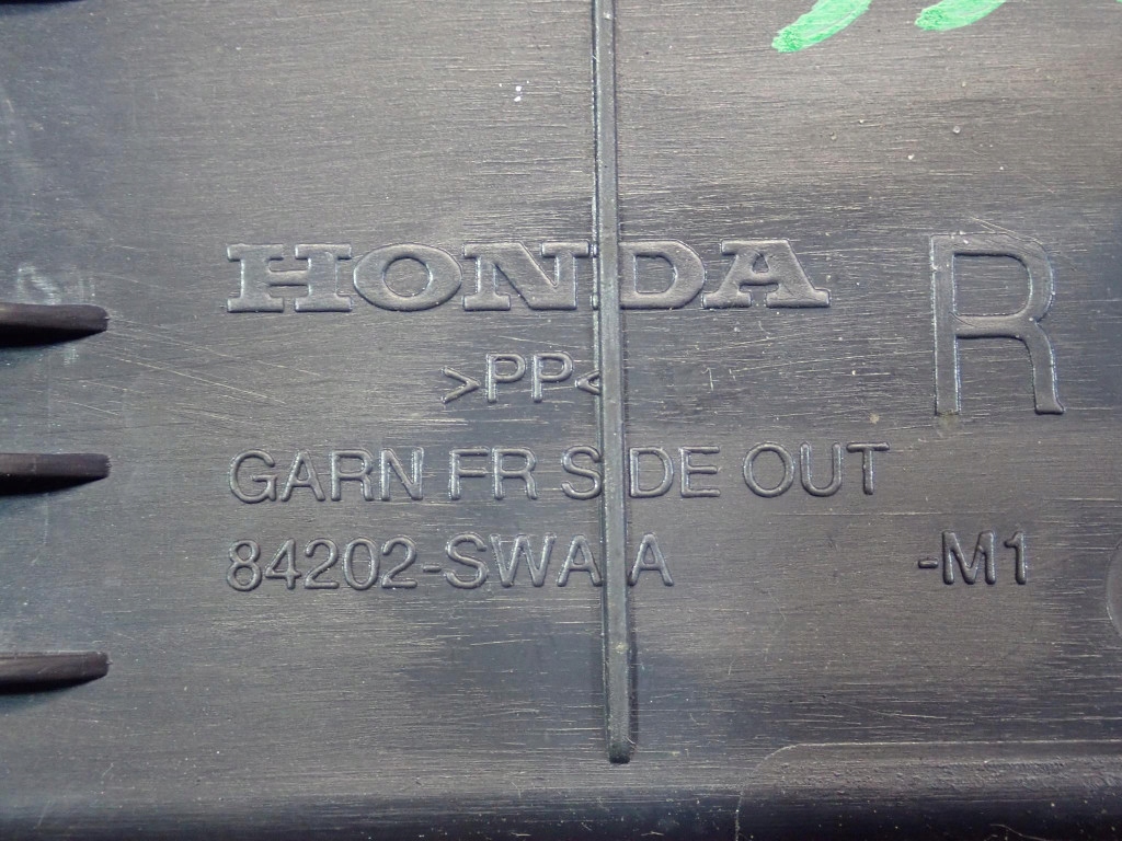 Honda cr-v 3 06- молдинг порог внутренняя правая  перед 84202-swa-a с Разборки