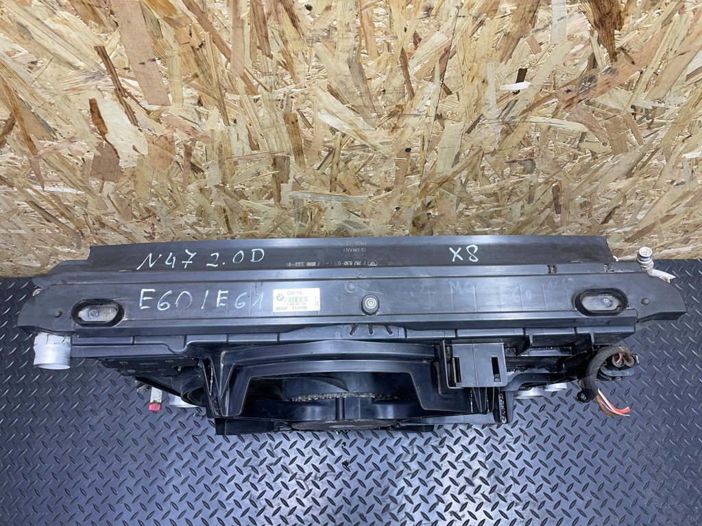 фото №9, Комплект радиатор радиатор вентилятор bmw e60 e61 n47 2.0 механическая коробка передач