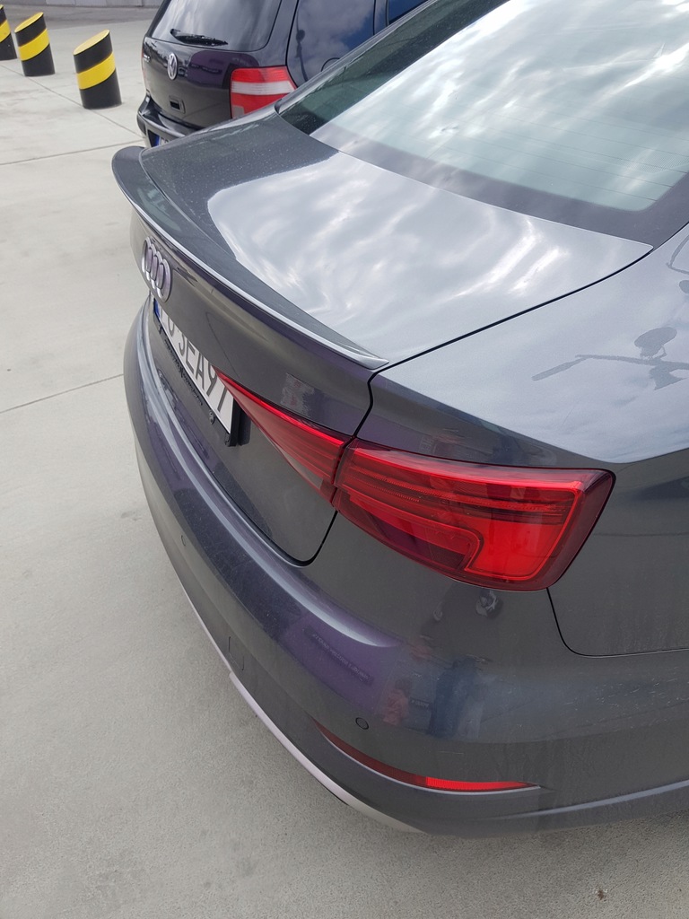 фото №12, Audi a3 s3 8v образец rs3 sedan спойлер спойлер
