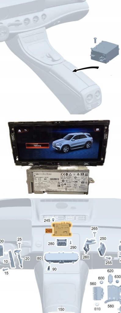 Mercedes ntg6 mbux high2 навигация v-klasa w447 a4479004921 гарантия в Украине