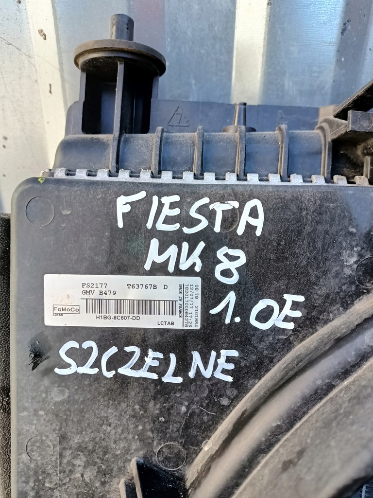 фото №13, Вентилятор радіатор радіатор wody кондиціонера ford fiesta mk8 1.0 ecob