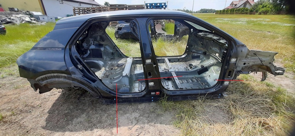 фото №1, Порог правый блок двигателя citroen c4 cactus lift