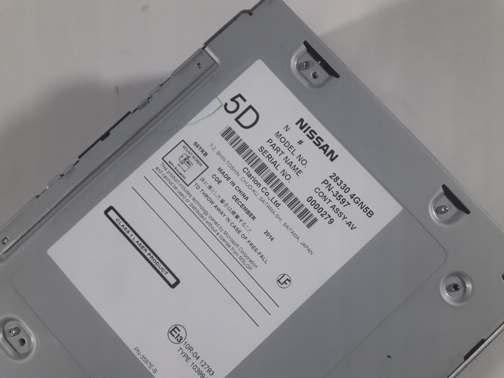 фото №7, Infiniti q50 16- радіо cd навігація 28330 4gn5b