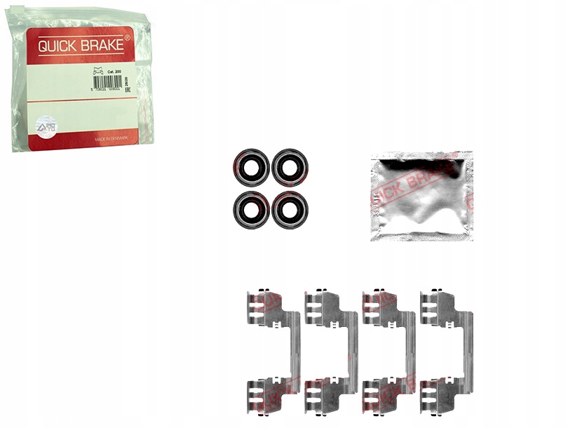 фото №1, Набор монтажный тормозных колодок перед chrysler 300c lancia thema 2.7-6.1