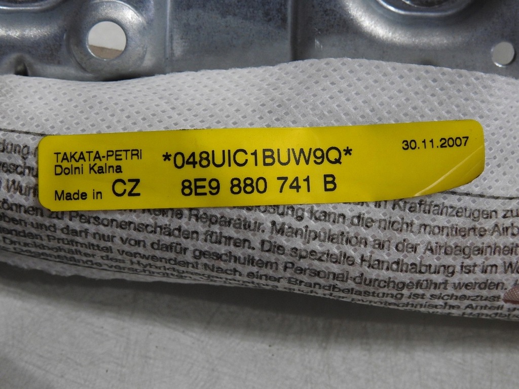 фото №10, Шторка безпеки подушка безпеки ліва audi a4 b7 avant 8e9880741b