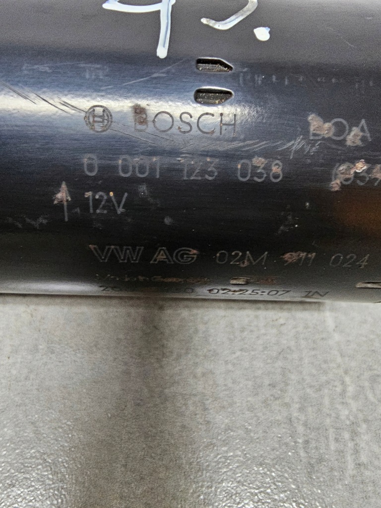 Стартер audi a3 8p a1 2.0 tdi 0001123038 Оригінал