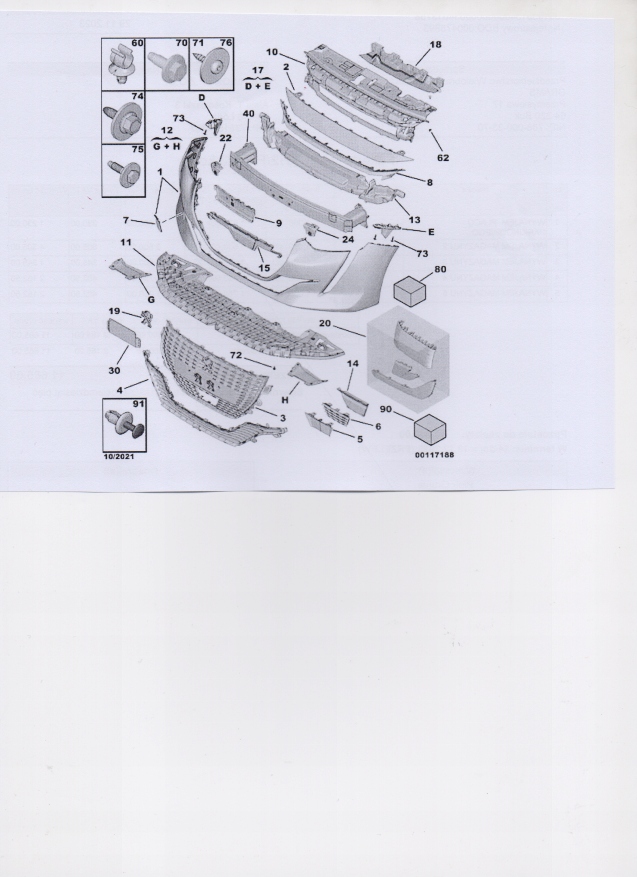 фото №9, Peugeot 208 ii 19+płyta pod бампер перед захист захист підсилювач замінник