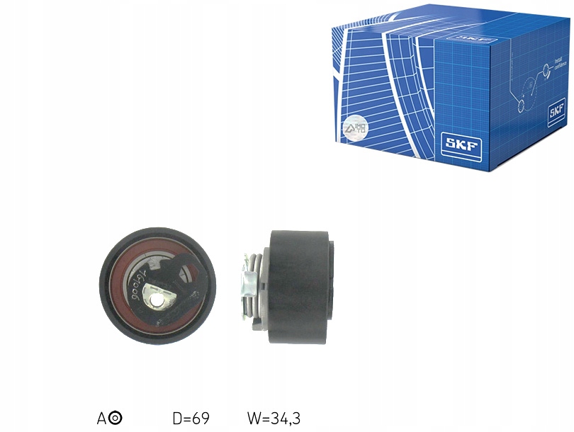 фото №1, Skf vkm 13262 ролик натягувача, ремінь розподільного валу