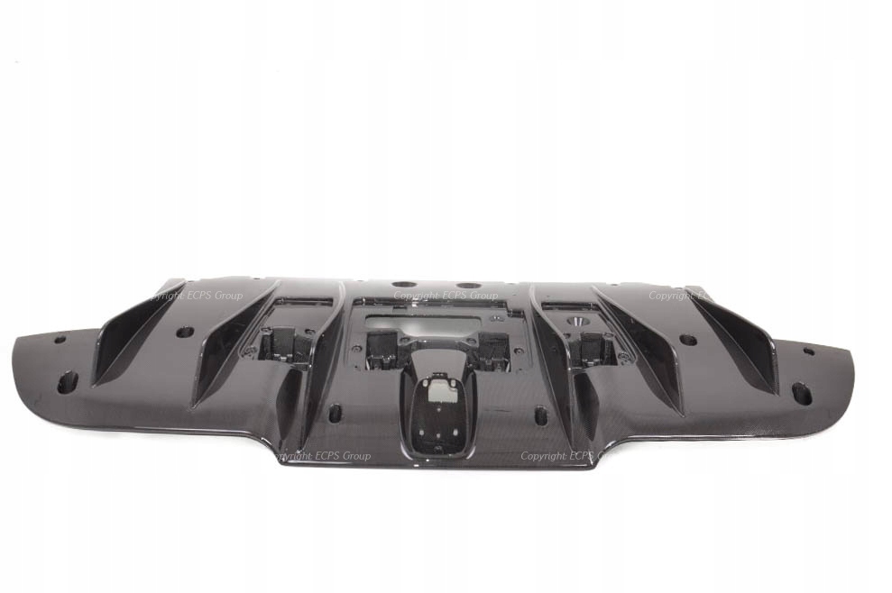 фото №16, Ferrari 488 gtb диффузор бампера задняя