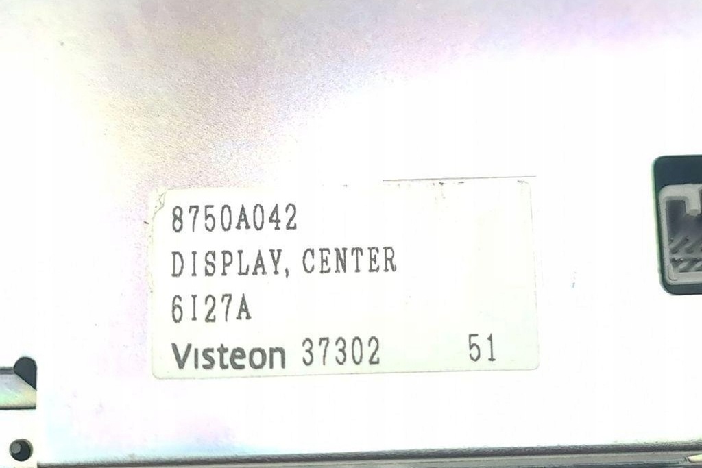 фото №9, Екран навігації mitsubishi pajero iv v8_w, v9_w 8750a042 3.2l дизель