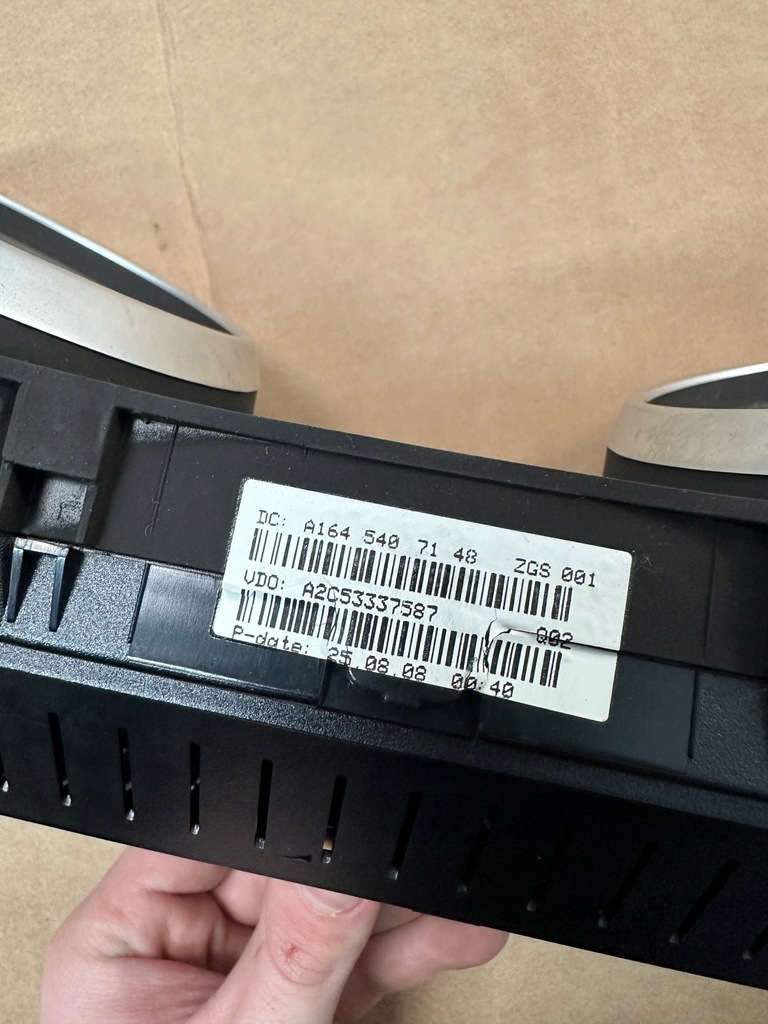 фото №5, Mercedes r ml klasa w251 w164 оригінальний номер лічильник прилади a1649008300 a1645407148