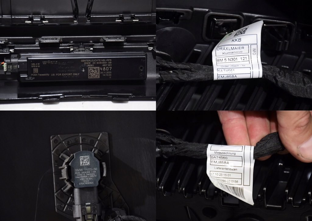 фото №16, Bmw 7 g70 бампер задняя basic 6 pdc хром 475 black sapphire