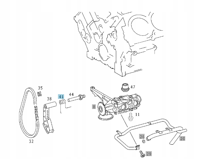 Купити Пружина do насоса оливи mercedes a1129930220