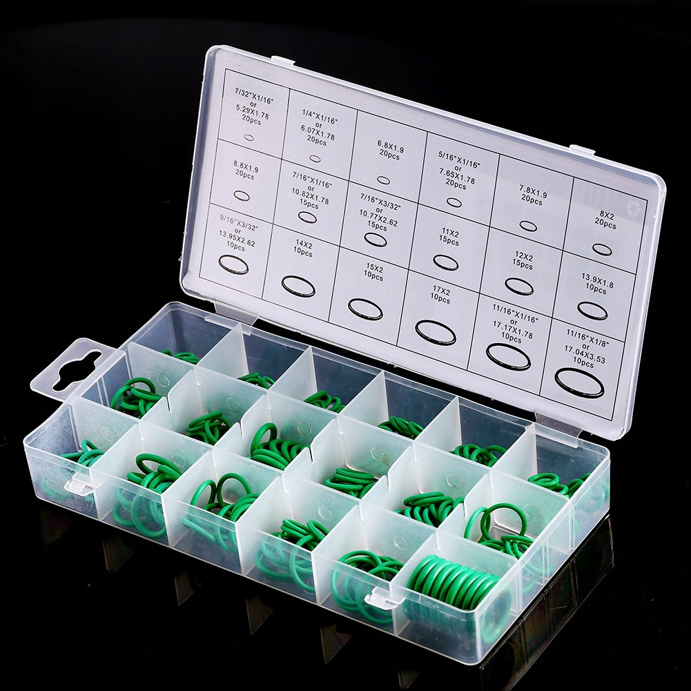 Уплотнительное кольцо слива форсунки 18 rozmiarów 270szt в Украине