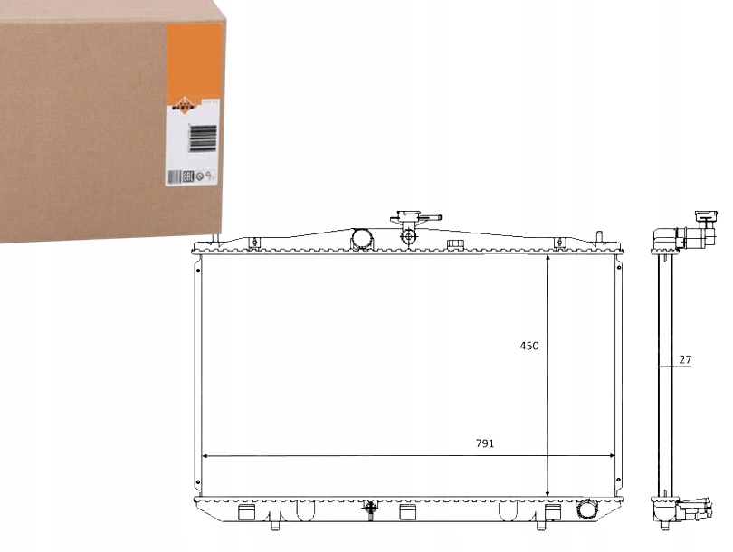 фото №1, Nrf радиатор wody lexus rx 450h awd ggl1_. gyl1_