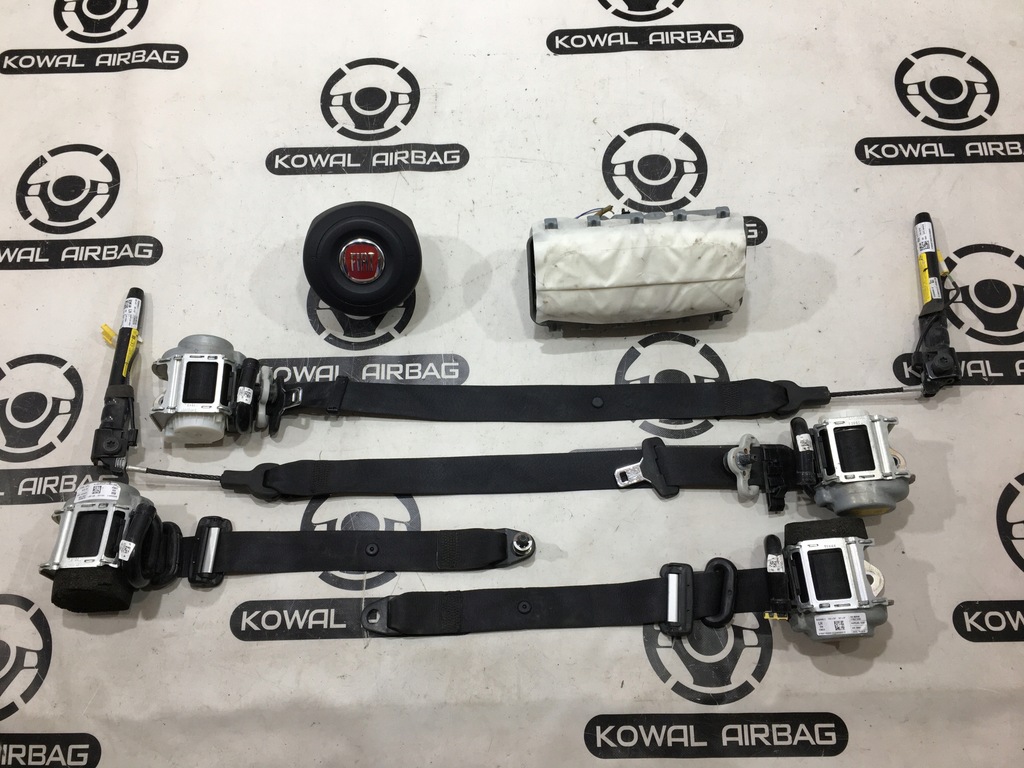 фото №5, Fiat 500x 500 x lift приборная панель консоль подушка безопасности ремни оригинал демонтаж