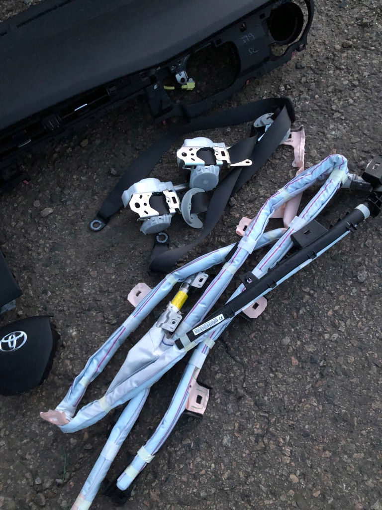 фото №3, Toyota auris ii консоль подушка безпеки подушки безпеки ремені orygi