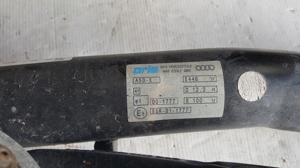 фото №10, Hak буксирувальний audi q5 8r0800495e + джгут 8r0971541c демонтаж