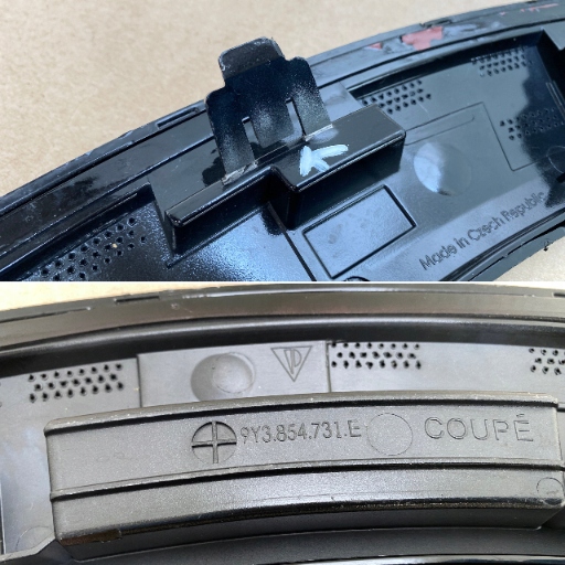 фото №15, Porsche cayenne iii 3 9y3 coupe молдинг крыла левый задняя накладка защита