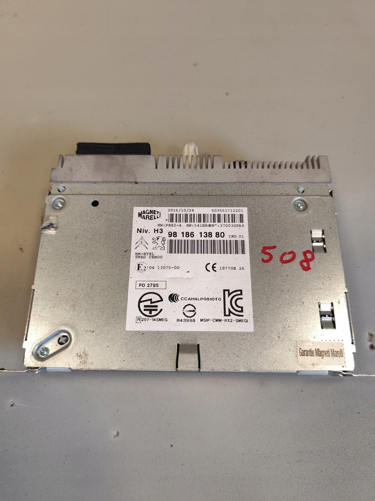 фото №1, Peugeot 508 i lift радио навигация