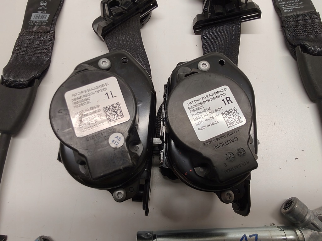 фото №7, Jeep compass ii ремені безпеки передні оригінал seat ремені 16-20