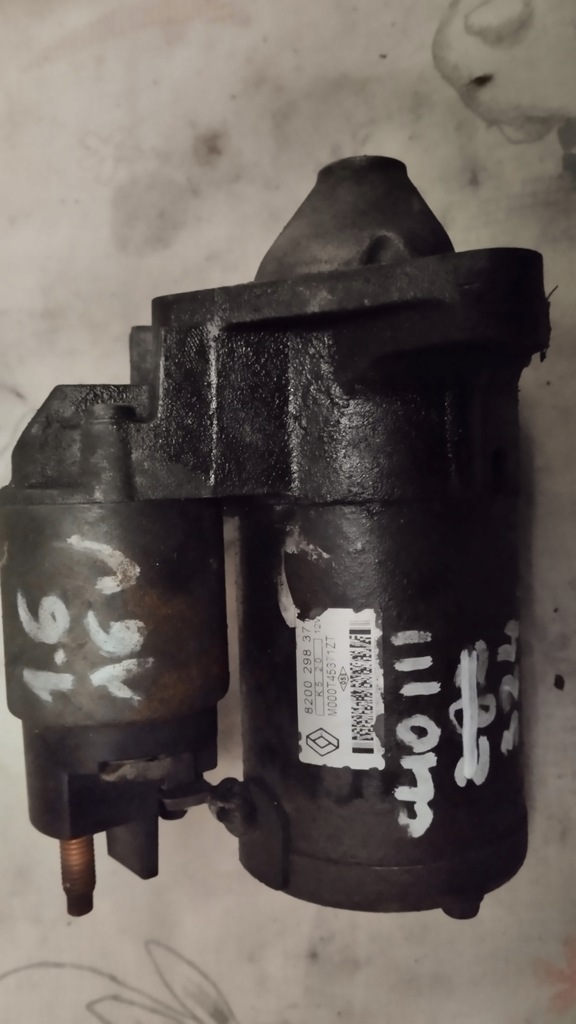 фото №7, Стартер renault clio iii modus 1.4 1.6 16v 8200298371