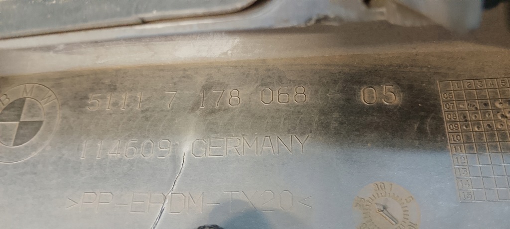 фото №8, Бампер перед передній bmw 5 e60 e61 lift lci 07-10rok 51117178068 7178068