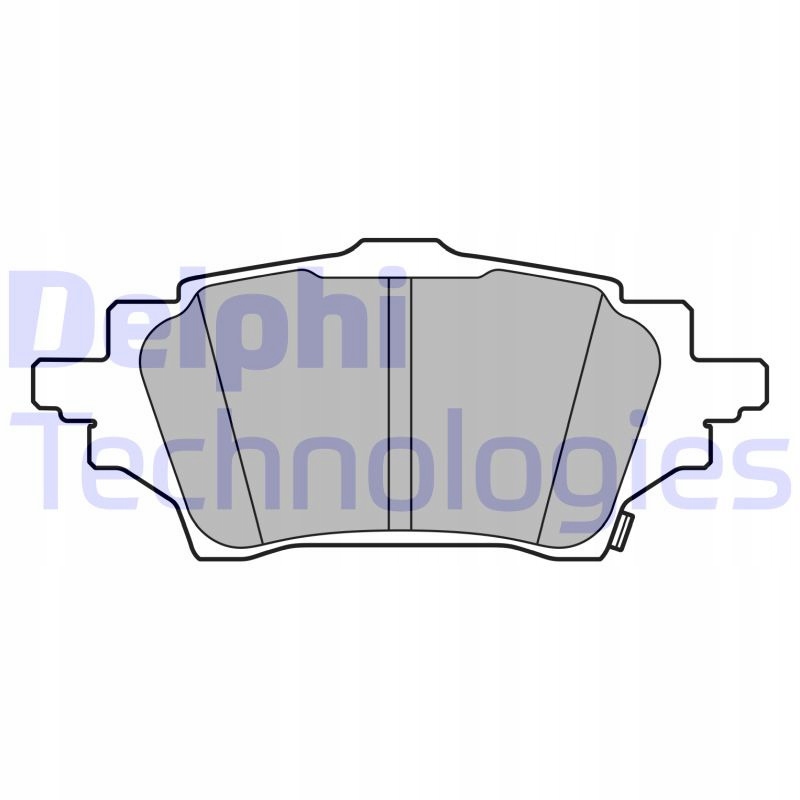 фото №2, Delphi lp3608 набор тормозных колодок тормозных, тормоза дисковые