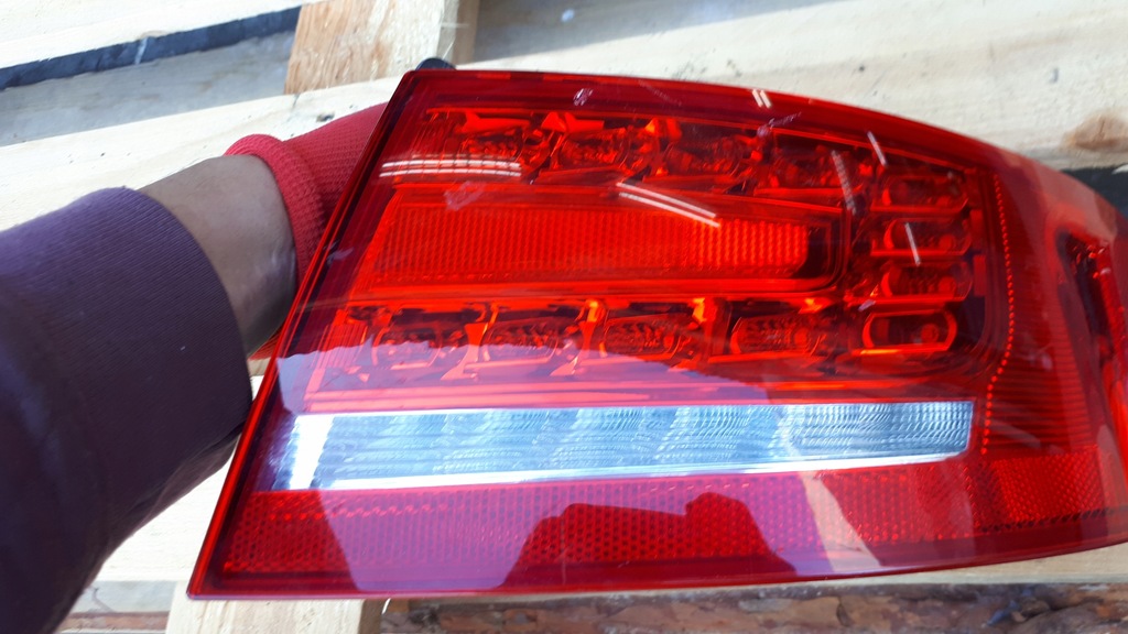 фото №8, S4 b8 a4 лампа led правая правый задняя задние w крыло usa