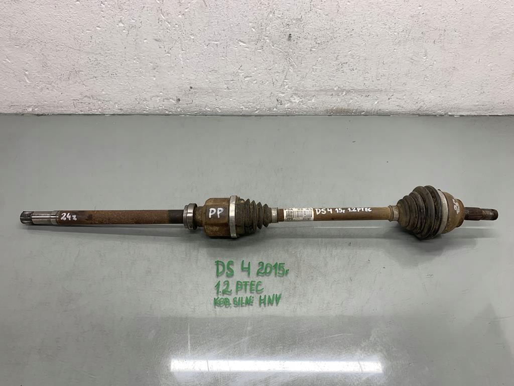 фото №1, Приводной вал правый перед citroen ds4 1.2 thp 15 r 9809258580