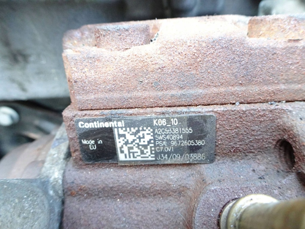 Двигатель + насос citroen peugeot 1.6 e-hdi 9h05 Доставка