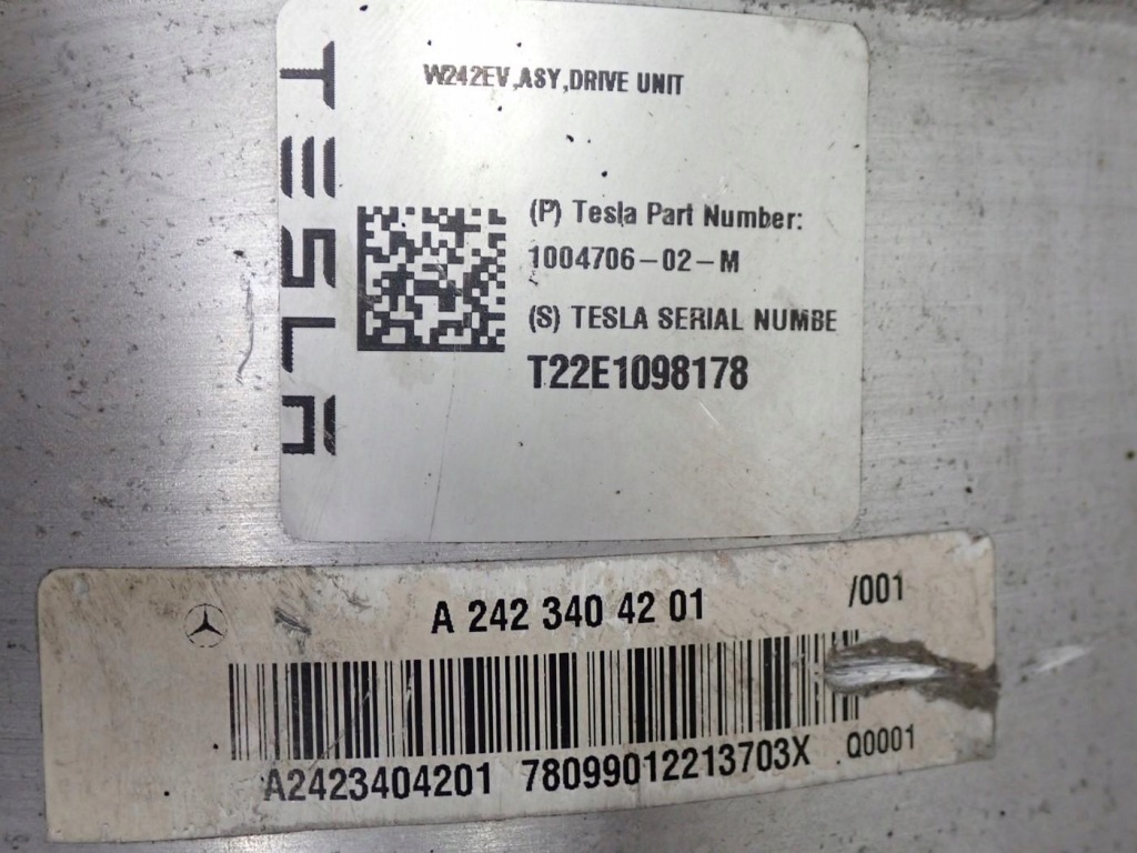 фото №12, Двигатель привод электрический 780.990 mercedes b w246 w242 b250e electric drive