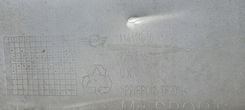 фото №5, Бампер задняя задний mini cooper s r56 r57 lift 10-15rok 7260588 114129-10 org